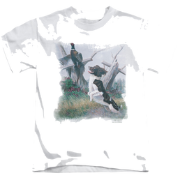 Wild Wings Springer With Pheasant - Kid's T-Shirt Kid's T-Shirt (Ages 4-7) Wild Wings   