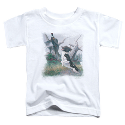 Wild Wings Springer With Pheasant - Toddler T-Shirt Toddler T-Shirt Wild Wings   