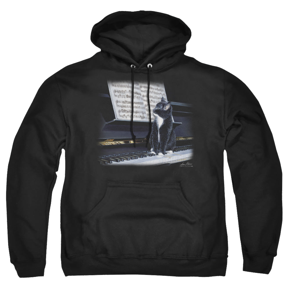Wild Wings Kitten On The Keys - Pullover Hoodie Pullover Hoodie Wild Wings   