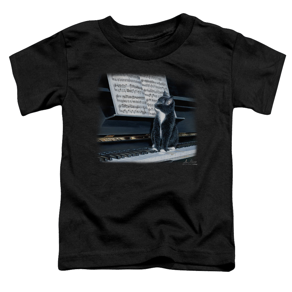 Wild Wings Kitten On The Keys - Toddler T-Shirt Toddler T-Shirt Wild Wings   