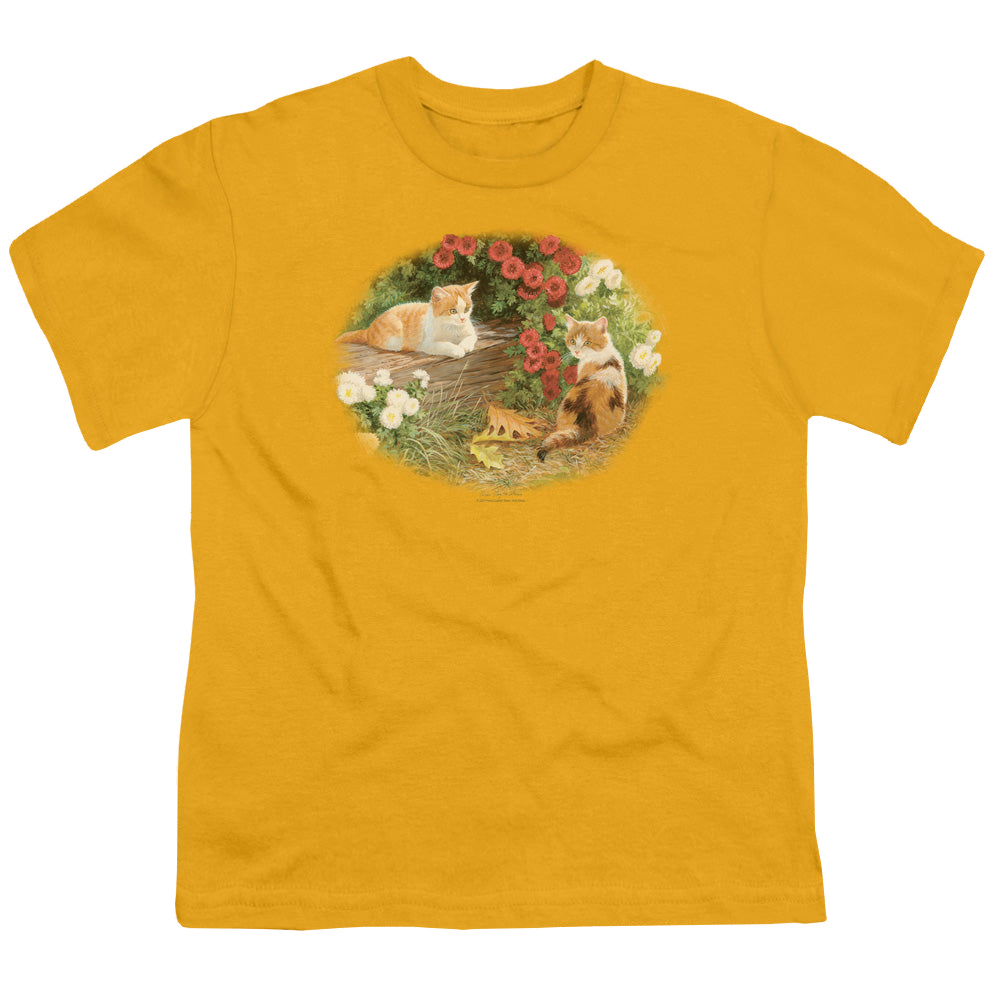 Wild Wings Kittens And Mums - Youth T-Shirt Youth T-Shirt (Ages 8-12) Wild Wings   