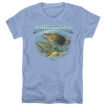 Carolina blue women's t-shirt with Wild Wings Ganging Up graphic