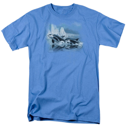 Wild Wings Glaciers Edge Orcas - Men's Regular Fit T-Shirt Men's Regular Fit T-Shirt Wild Wings   
