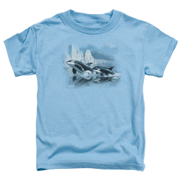 Wild Wings Glaciers Edge Orcas - Toddler T-Shirt Toddler T-Shirt Wild Wings   