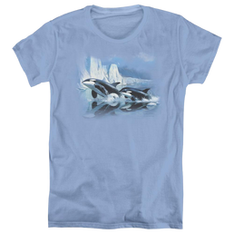 Wild Wings Glaciers Edge Orcas - Women's T-Shirt Women's T-Shirt Wild Wings   