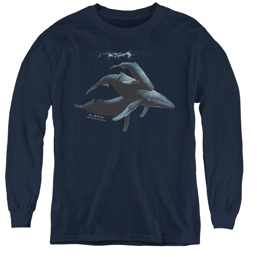 Wild Wings Power&Grace - Youth Long Sleeve T-Shirt Youth Long Sleeve T-Shirt Wild Wings   