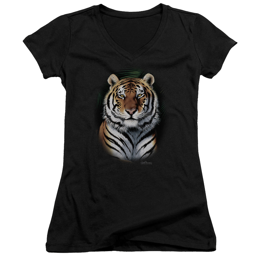 Wild Wings Jungle Fire - Juniors V-Neck T-Shirt Juniors V-Neck T-Shirt Wild Wings   