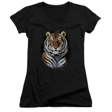Wild Wings Jungle Fire - Juniors V-Neck T-Shirt Juniors V-Neck T-Shirt Wild Wings   