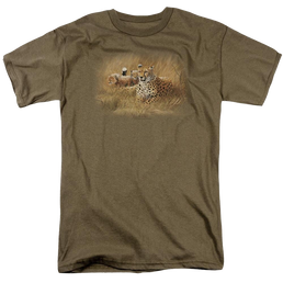 Wild Wings Cheetah Family - Men's Regular Fit T-Shirt Men's Regular Fit T-Shirt Wild Wings   