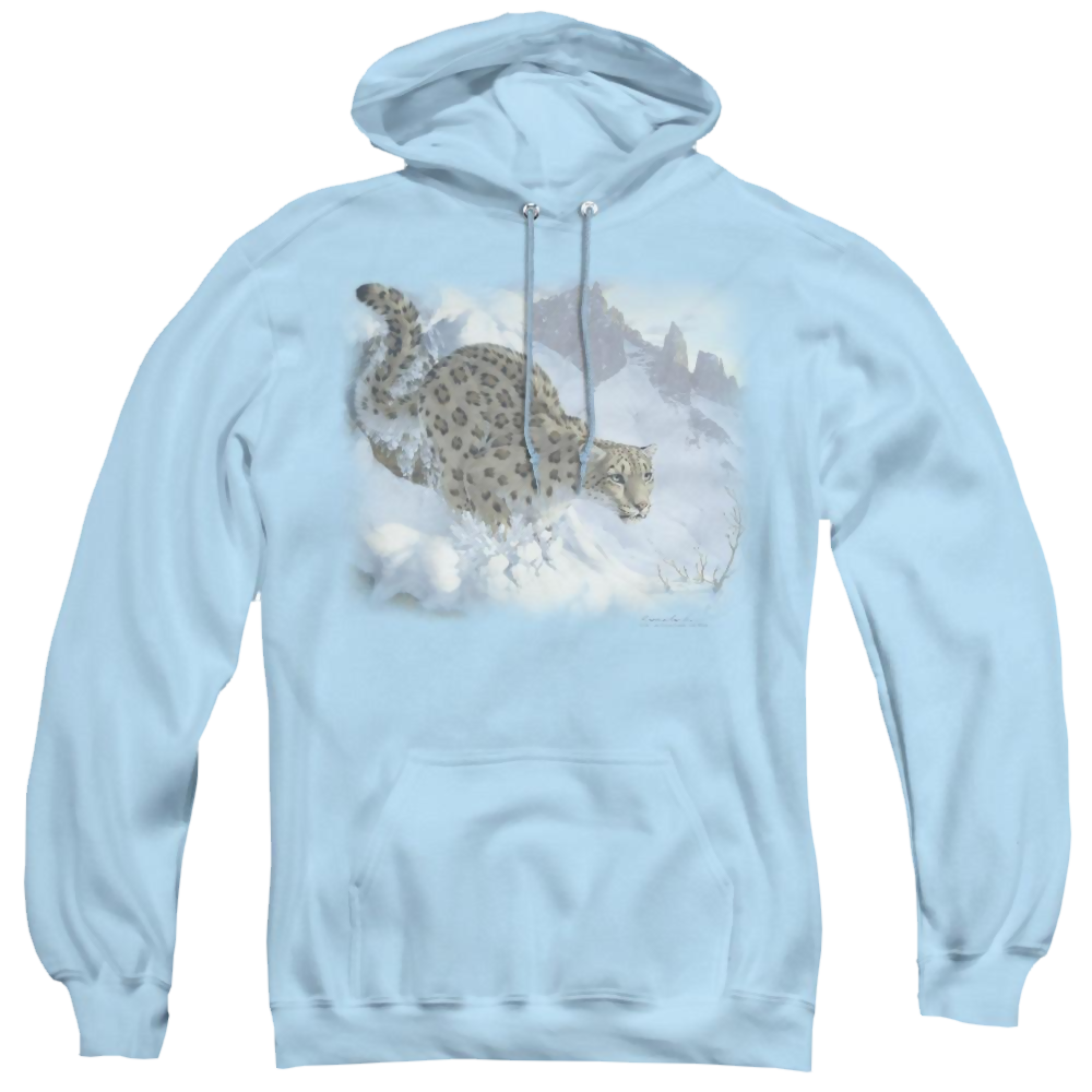 Wild Wings Snow Leopard - Pullover Hoodie Pullover Hoodie Wild Wings   