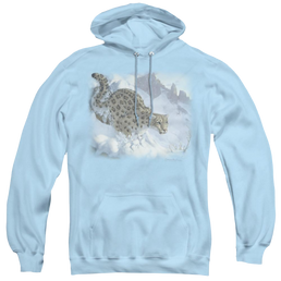 Wild Wings Snow Leopard - Pullover Hoodie Pullover Hoodie Wild Wings   