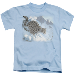 Wild Wings Snow Leopard - Kid's T-Shirt Kid's T-Shirt (Ages 4-7) Wild Wings   