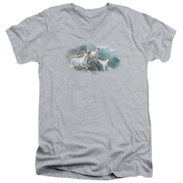 Wild Wings High Trails Dall Sheep - Men's V-Neck T-Shirt Men's V-Neck T-Shirt Wild Wings   