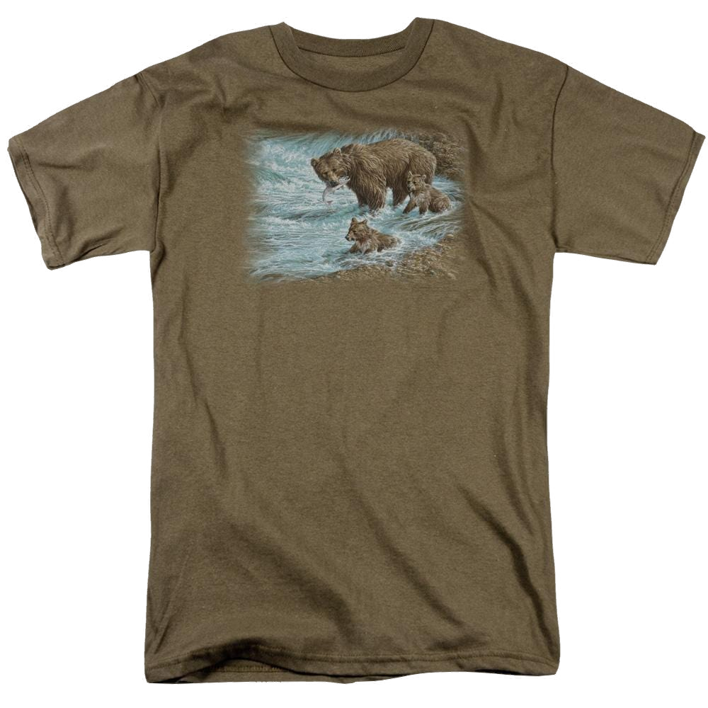 Wild Wings Alaskan Brown Bear - Men's Regular Fit T-Shirt Men's Regular Fit T-Shirt Wild Wings   