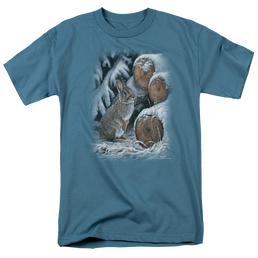 Wild Wings Wood Pile Rabbit - Men's Regular Fit T-Shirt Men's Regular Fit T-Shirt Wild Wings   