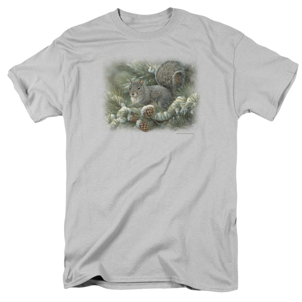 Wild Wings Gray Squirrel - Men's Regular Fit T-Shirt Men's Regular Fit T-Shirt Wild Wings   