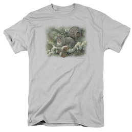 Wild Wings Gray Squirrel - Men's Regular Fit T-Shirt Men's Regular Fit T-Shirt Wild Wings   