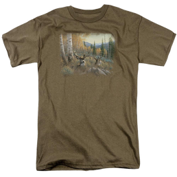 Wild Wings Mule Deer - Men's Regular Fit T-Shirt Men's Regular Fit T-Shirt Wild Wings   
