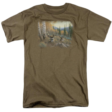 Wild Wings Mule Deer - Men's Regular Fit T-Shirt Men's Regular Fit T-Shirt Wild Wings   