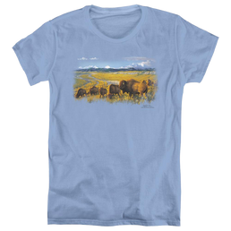 Wild Wings The Passing Herd - Women's T-Shirt Women's T-Shirt Wild Wings   