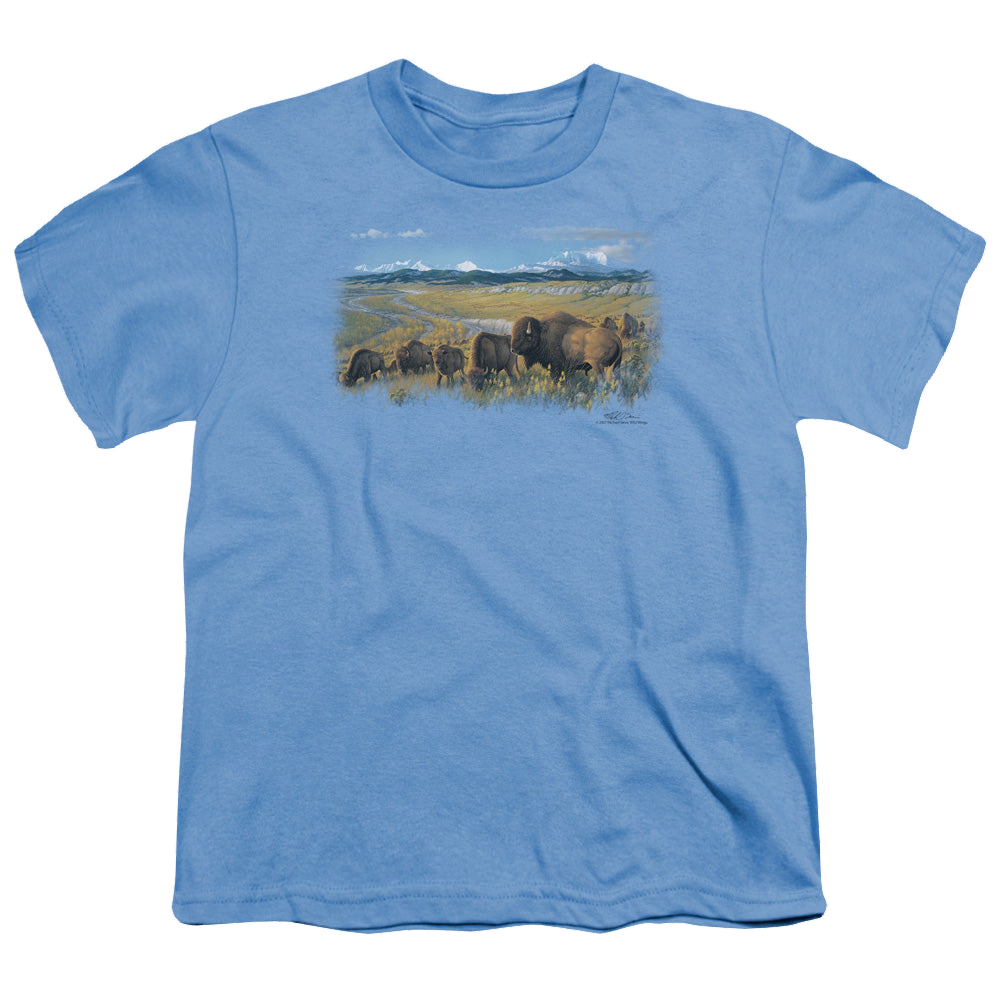 Wild Wings The Passing Herd - Youth T-Shirt Youth T-Shirt (Ages 8-12) Wild Wings   