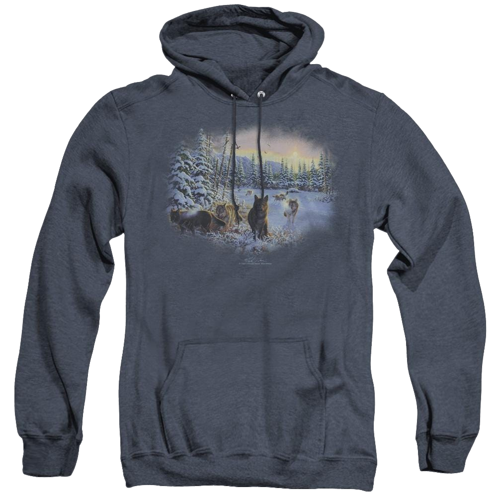 Wild Wings Hunters Moon The Spoils - Heather Pullover Hoodie Heather Pullover Hoodie Wild Wings   