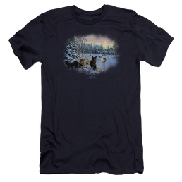 Wild Wings Hunters Moon The Spoils - Men's Premium Slim Fit T-Shirt Men's Premium Slim Fit T-Shirt Wild Wings   