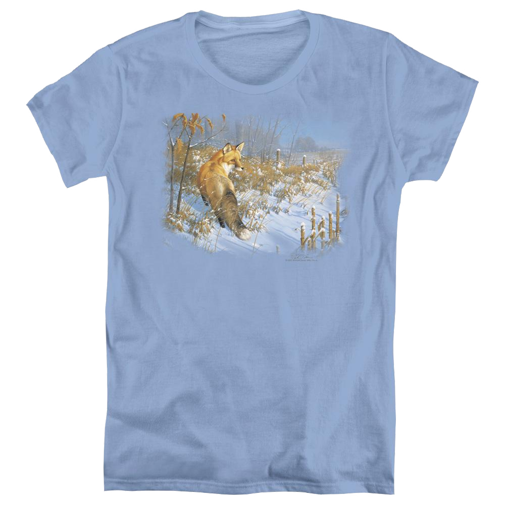 Wild Wings Winter Red Fox - Women's T-Shirt Women's T-Shirt Wild Wings   