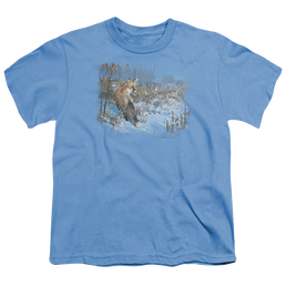 Wild Wings Winter Red Fox - Youth T-Shirt Youth T-Shirt (Ages 8-12) Wild Wings   