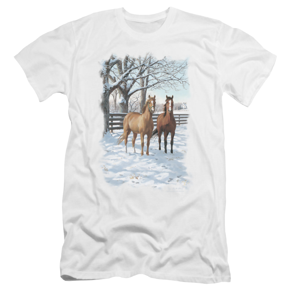 Wild Wings Coffee And Chocolate - Men's Premium Slim Fit T-Shirt Men's Premium Slim Fit T-Shirt Wild Wings   
