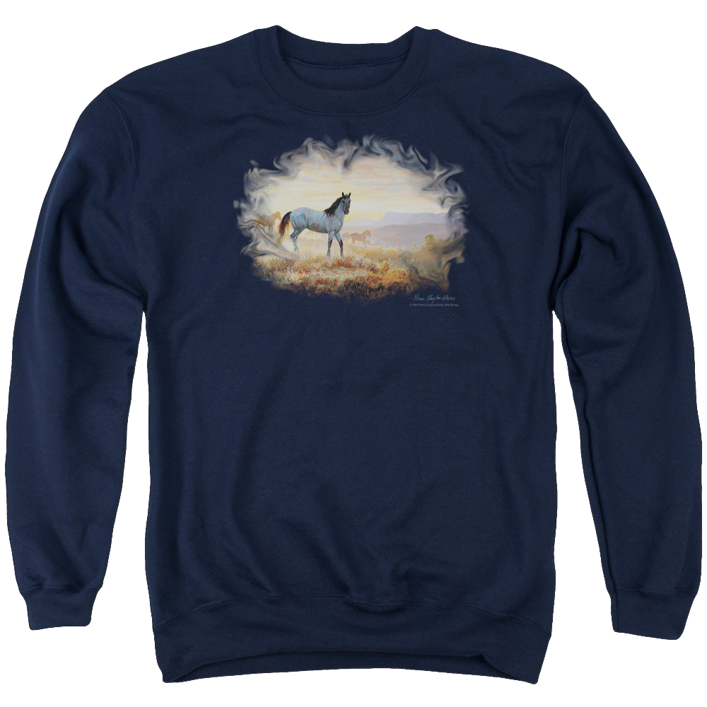 Wild Wings Dust At Dawn - Men's Crewneck Sweatshirt Men's Crewneck Sweatshirt Wild Wings   