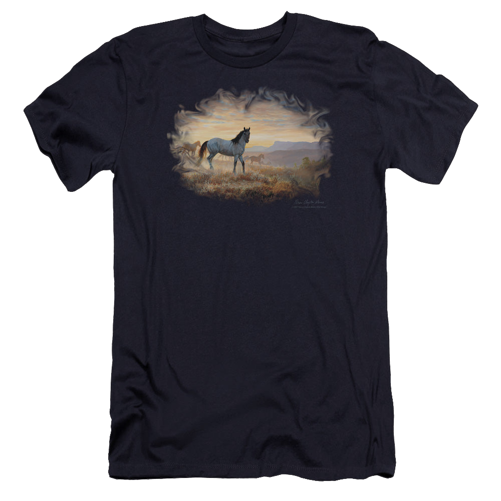 Wild Wings Dust At Dawn - Men's Premium Slim Fit T-Shirt Men's Premium Slim Fit T-Shirt Wild Wings   