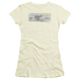 Wild Wings On The Edge - Juniors T-Shirt Juniors T-Shirt Wild Wings   