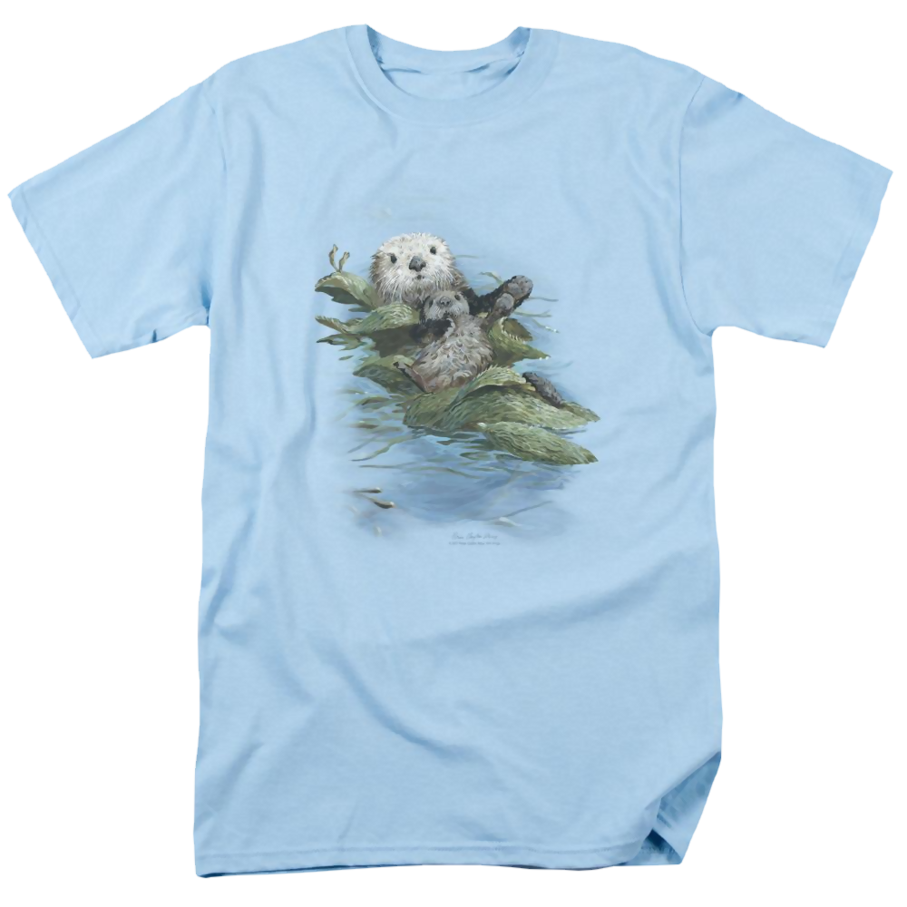 Wild Wings Kelp Cradle Otters - Men's Regular Fit T-Shirt Men's Regular Fit T-Shirt Wild Wings   