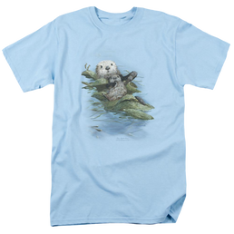 Wild Wings Kelp Cradle Otters - Men's Regular Fit T-Shirt Men's Regular Fit T-Shirt Wild Wings   