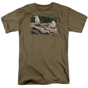 Wild Wings River Otters - Men's Regular Fit T-Shirt Men's Regular Fit T-Shirt Wild Wings   