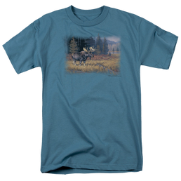 Wild Wings October Moose - Men's Regular Fit T-Shirt Men's Regular Fit T-Shirt Wild Wings   