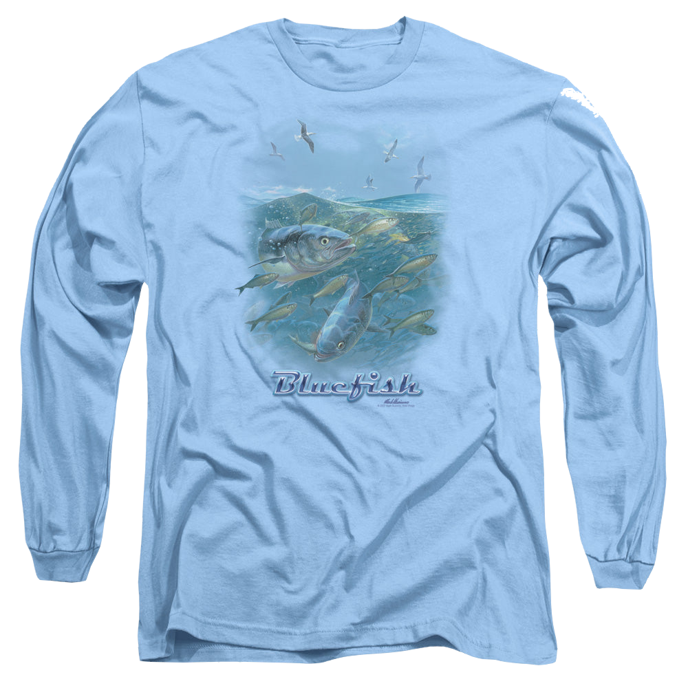 Wild Wings Blue Mayhem - Men's Long Sleeve T-Shirt Men's Long Sleeve T-Shirt Wild Wings   
