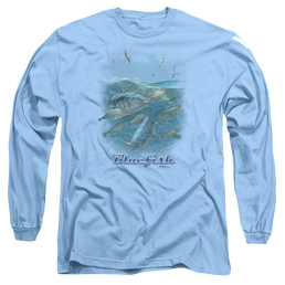 Wild Wings Blue Mayhem - Men's Long Sleeve T-Shirt Men's Long Sleeve T-Shirt Wild Wings   