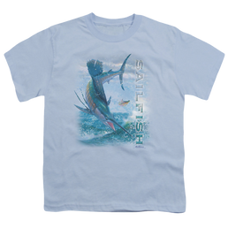 Wild Wings Leaping Sailfish - Youth T-Shirt Youth T-Shirt (Ages 8-12) Wild Wings   
