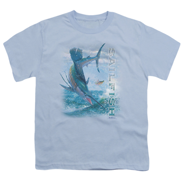 Wild Wings Leaping Sailfish - Youth T-Shirt Youth T-Shirt (Ages 8-12) Wild Wings   