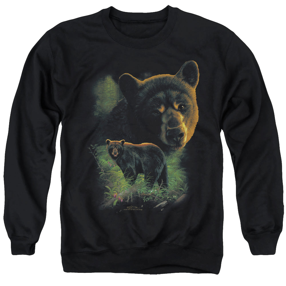 Wild Wings Black Bears - Men's Crewneck Sweatshirt Men's Crewneck Sweatshirt Wild Wings   