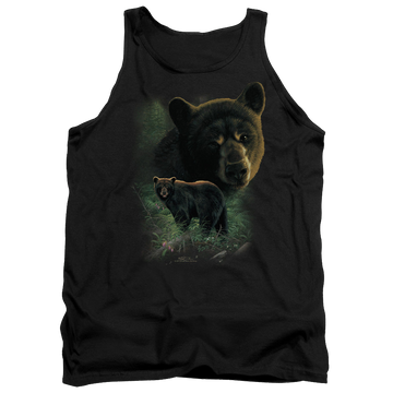 Black men's tank with Wild Wings Black Bears graphic