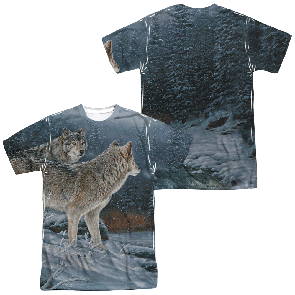 Wild Wings Twilight Hunters (Front/Back Print) - Men's All-Over Print T-Shirt Men's All-Over Print T-Shirt Wild Wings   