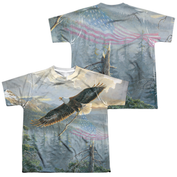 Wild Wings Rebuilding America (Front/Back Print) - Youth All-Over Print T-Shirt Youth All-Over Print T-Shirt (Ages 8-12) Wild Wings   