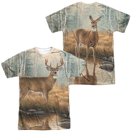 Wild Wings Autumn Reflections (Front/Back Print) - Men's All-Over Print T-Shirt Men's All-Over Print T-Shirt Wild Wings   