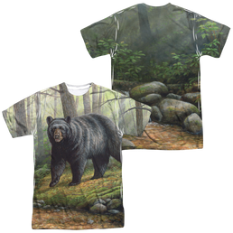 Wild Wings Woodland Morning (Front/Back Print) - Men's All-Over Print T-Shirt Men's All-Over Print T-Shirt Wild Wings   
