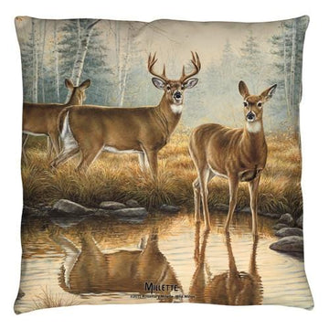 Wild Wings - Autumn Reflections 2 Throw Pillow Throw Pillows Wild Wings   