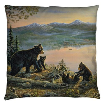 Wild Wings Serenity At Twilight 2 throw pillow
