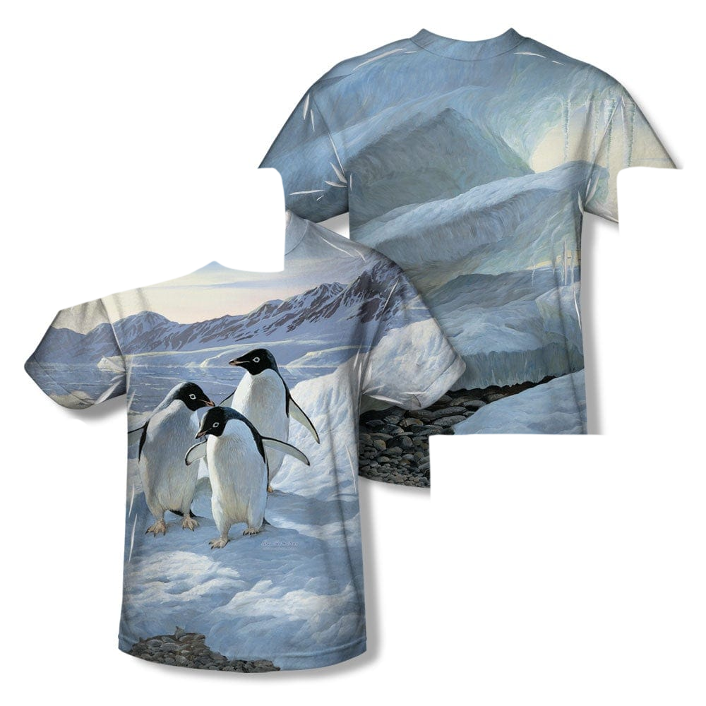 Wild Wings Penguins (Front/Back Print) - Youth All-Over Print T-Shirt Youth All-Over Print T-Shirt (Ages 8-12) Wild Wings   